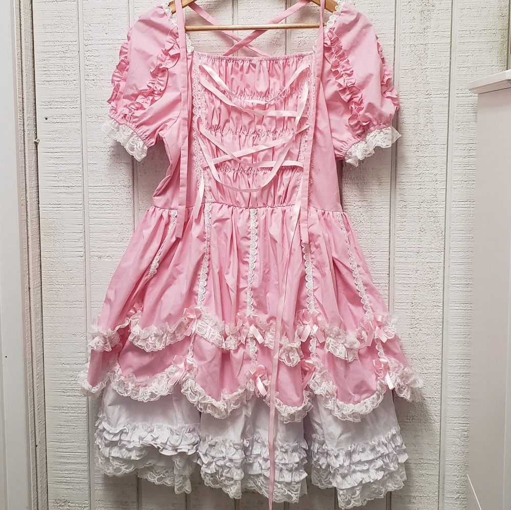 Partiss Women's Gothic Princess Cosplay Sweet Lolita Dress costume - Picture 7 of 7